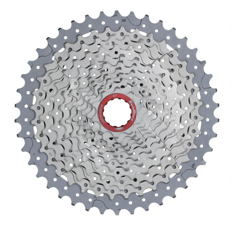 525261010.jpg PACCO PIGNONI A CASSETTA LIGHT MX9 11V - 10-46 DENTI, ARGENTO, SRAM XD