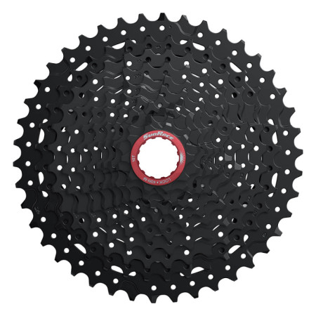 525261011.jpg PACCO PIGNONI A CASSETTA LIGHT MX9 11V - 10-46 DENTI, NERO, SRAM XD