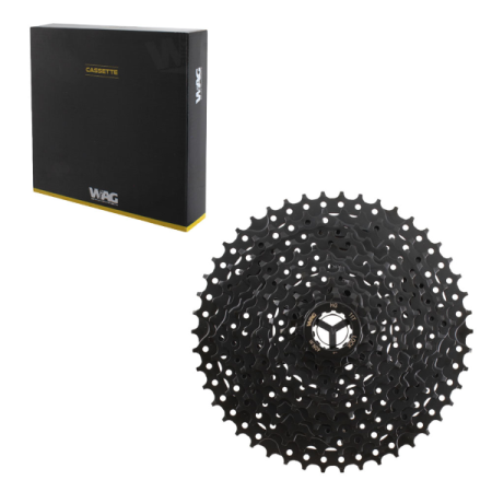 Wag-52526281a.png PACCO PIGNONI A CASSETTA 10V - 11-46 DENTI, NERO, SH11