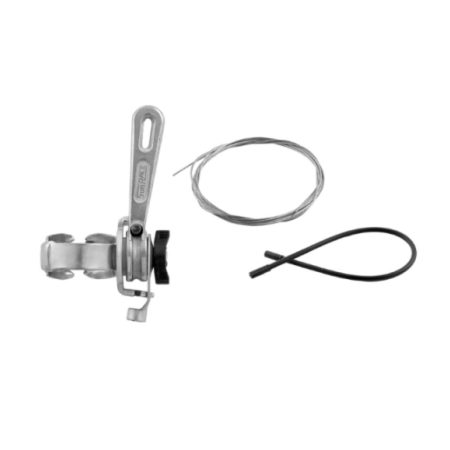 525320090.png MANETTINO COMANDO CAMBIO FRICTION - 6/7/8V, DESTRO, COLLARINO, SENZA DISPLAY, ARGENTO