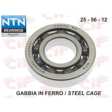 16170.jpg CUSCINETTO NTN 25X56X12 PER ALBERO MOTORE - GABBIA