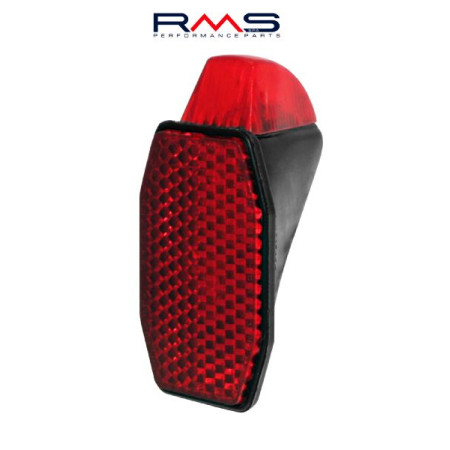 546030490.jpg LUCE POSTERIORE A DINAMO PER PARAFANGO - ROSSO NERO
