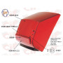 1791-OR.jpg ""CORPO LUMINOSO """"ROSSO"""" SIEM OMOLOGATO/MARCATO