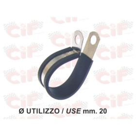 3035-20.jpg PASSACAVO IN ACCIAIO INOX+GOMMA ANTIVIBRANTE Ï MM.