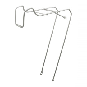 588100080.jpg PORTAPACCHI ANTERIORE ACCIAIO CLASSIC 26 X 1-3/8 O 28 - ARGENTO