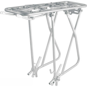 588100110.jpg PORTAPACCHI REGOLABILE POSTERIORE ALLUMINIO TOUR 26-28 - ARGENTO