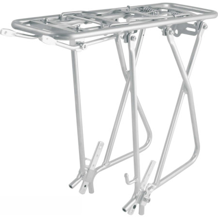 588100110.jpg PORTAPACCHI REGOLABILE POSTERIORE ALLUMINIO TOUR 26-28 - ARGENTO