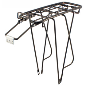 588100191.jpg PORTAPACCHI POSTERIORE ACCIAIO CLASSIC PLUS 26-28 - NERO