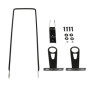 588169080.jpg KIT ATTACCO PER CESTINO VIMINI SINTETICO E QUADRO - NERO