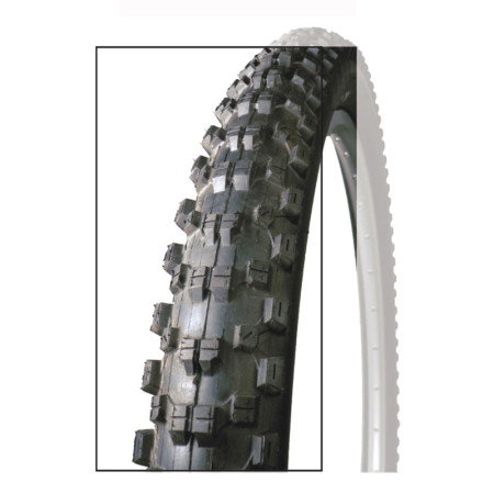 962414602.jpg COPERTONE SLANT SIX - 24X2.60, NERO, L3R PRO, RIGIDO