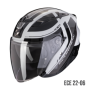 EXO230 PULL GRIGIONERO.png CASCO JET SCORPION EXO 230 JET PUL  GRIGIO