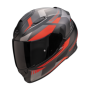 491ABILIS NERO ARGENTOROSSO.png CASCO INTEGRALE SCORPION EXO 491 ABILIS ROSSO