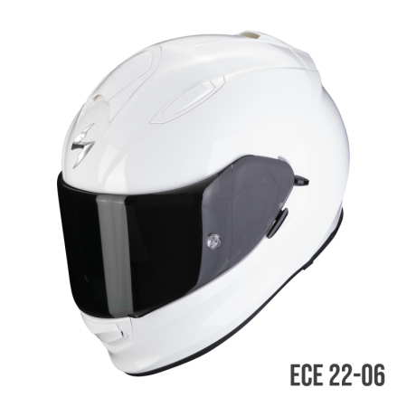 EXO491 BIANCO.png CASCO INTEGRALE SCORPION EXO 491 MONOCOLOR