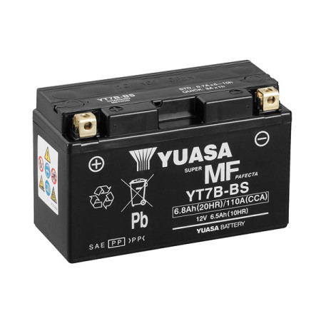 065071WC.jpg BATTERIA YUASA YT7B (SIGILLATA ATTIVATA - FACTORY SEALED) 12V/6,5AH