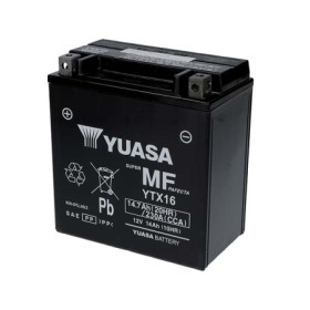 065168WC.jpg BATTERIA YUASA YTX16 (SIGILLATA ATTIVATA - FACTORY SEALED) 12V/14AH