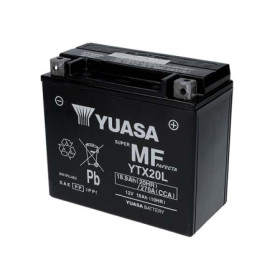 065209WC.jpg BATTERIA YUASA YTX20L (SIGILLATA ATTIVATA - FACTORY SEALED) 12V/18AH