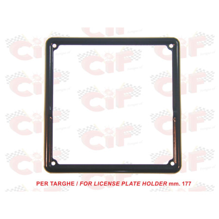 3277-NT.jpg CORNICE TARGA NUOVO TIPO NERO FERRO