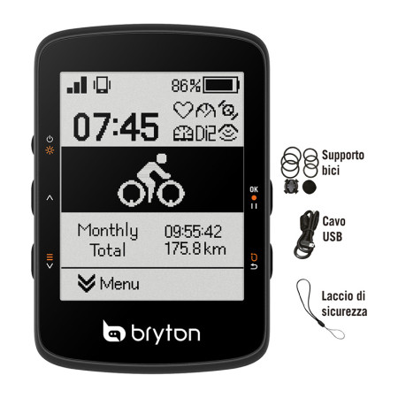 BR460E_zoom.jpg BRYTO CICLO COMPUTER GPS RIDER 460E