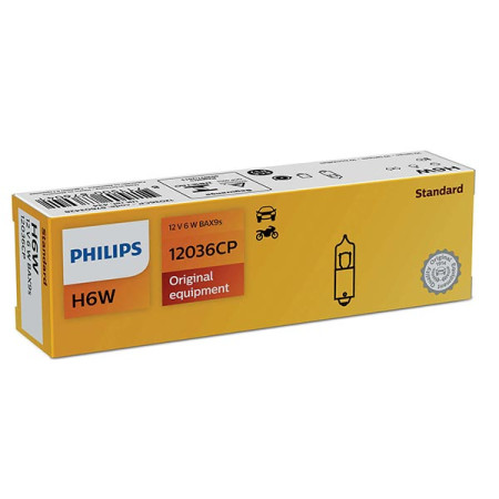 2012036_01.jpg LAMPADA PHILIPS H6 - 12V 6W BAX9s - (Rif.Philips: 12036CP)