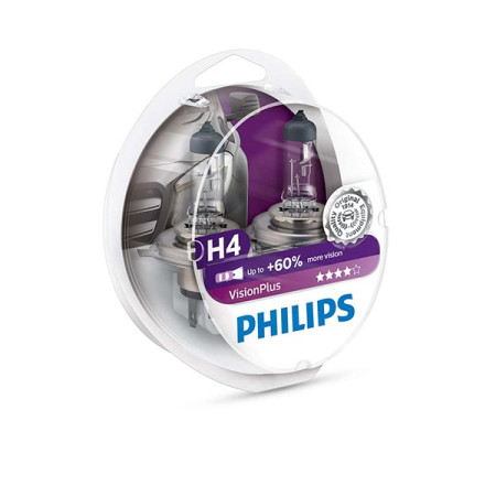 20123423_01.jpg SET 2 LAMPADE PHILIPS H4 VISION PLUS - 12V 60/55W - (Rif.Philips:12342VPS2)
