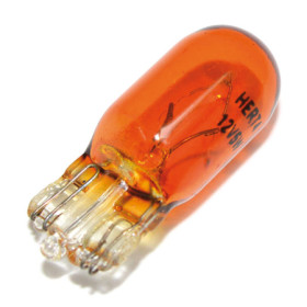 201239.jpg LAMPADA HERT TUTTO VETRO ARANCIO 12V-5W T10 (C10)