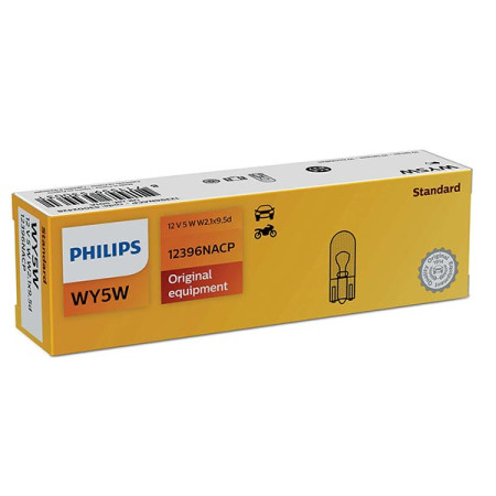 2012396_01.jpg LAMPADA PHILIPS WY5W ARANCIO - 12V 5W - (Rif.Philips: 12396NACP)