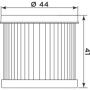 268006.jpg FILTRO OLIO KEEWAY 125 RKV-TX Rif. MIW: KE2001