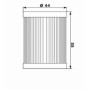 MARSRV03SISTEMIIMGSGR268132.jpg FILTRO OLIO MEIWA S3008 Equivalente HF-132