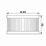 MARSRV03SISTEMIIMGSGR268136.jpg FILTRO OLIO MEIWA S3004 Equivalente HF-136