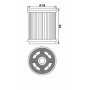 MARSRV03SISTEMIIMGSGR268143.jpg FILTRO OLIO MEIWA Y4006 Equivalente HF-143