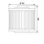 MARSRV03SISTEMIIMGSGR268145.jpg FILTRO OLIO MEIWA Y4001 Equivalente HF-145