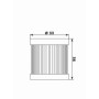 MARSRV03SISTEMIIMGSGR268181.jpg FILTRO OLIO MEIWA P5005 Equivalente HF-181