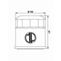 MARSRV03SISTEMIIMGSGR268199.jpg FILTRO OLIO MEIWA PO22002 Equivalente HF-199