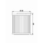 MARSRV03SISTEMIIMGSGR268207.jpg FILTRO OLIO MEIWA K2015 Equivalente HF-207