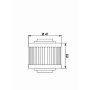268559.jpg FILTRO OLIO MEIWA BO14004 Equivalente HF-559