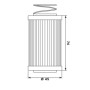 MARSRV03SISTEMIIMGSGR268567.jpg FILTRO OLIO MEIWA MV21002 Equivalente HF-567