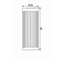 MARSRV03SISTEMIIMGSGR268652.jpg FILTRO OLIO MEIWA KT8003 Equivalente HF-652