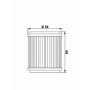 268981.jpg FILTRO OLIO MEIWA Y4018 Equivalente HF-981