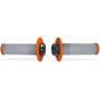 431182_01.jpg MANOPOLE CROSS PROGRIP 708 ARANCIONE-GRIGIO CON SISTEMA LOCK-ON Rif.Progrip: PA070800ARGR