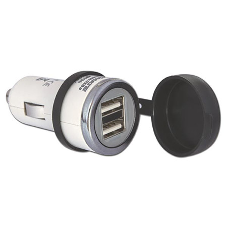 4502106.jpg PRESA 106 USB PER ACCENDISIGARI(2 USCITE