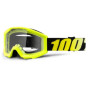 strata junior.JPG MASCHERA 100% STRATA JUNIOR NEON YELLOW LENTE TRAS