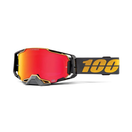 461158.jpg MASCHERA 100% ARMEGA FALCON 5 - LENTE A SPECCHIO HIPER ROSSA