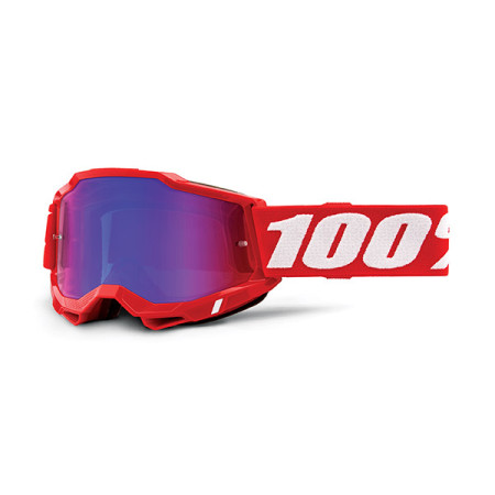 461187.jpg MASCHERA 100% ACCURI 2 RED - LENTE A SPECCHIO ROSSO/BLU