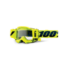 461199.jpg MASCHERA 100% ACCURI 2 FORECAST YELLOW - LENTE TRASPARENTE