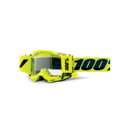 461199.jpg MASCHERA 100% ACCURI 2 FORECAST YELLOW - LENTE TRASPARENTE