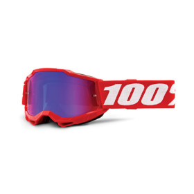 461247.jpg MASCHERA 100% ACCURI 2 YOUTH NEON RED - LENTE A SPECCHIO BLU-ROSSA