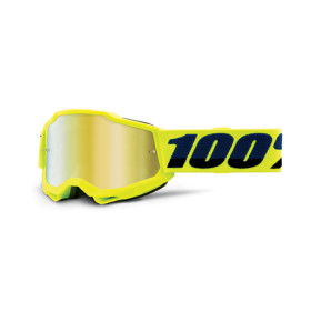 461248.jpg MASCHERA 100% ACCURI 2 YOUTH FLUO YELLOW - LENTE A SPECCHIO ORO