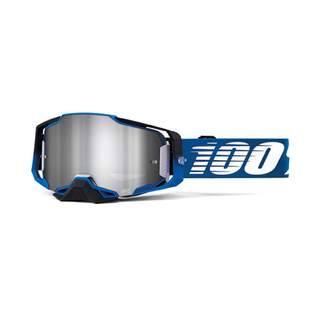 461258_01.jpg MASCHERA 100% ARMEGA ROCKCHUCK - LENTE A SPECCHIO ARGENTO