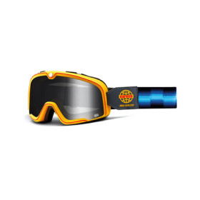 461270.jpg MASCHERA 100% BARSTOW RACE SERVICE - LENTE A SPECCHIO ARGENTO