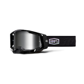 461279_01.jpg MASCHERA 100% RACECRAFT 2 TOPO - LENTE A SPECCHIO ARGENTO